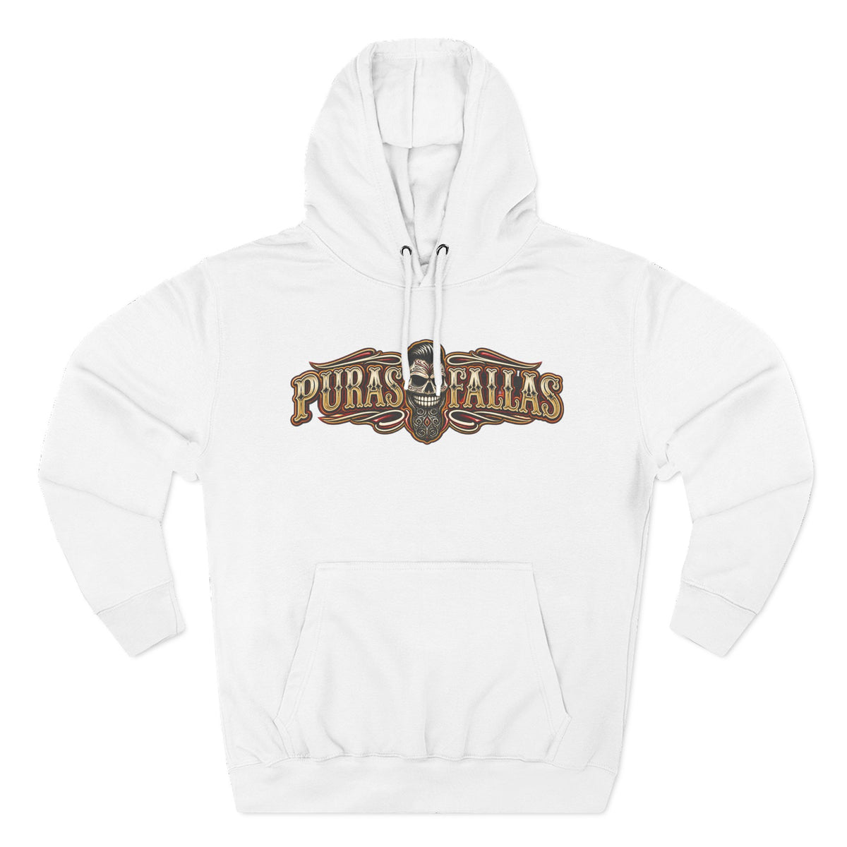 Three-Panel Fleece Hoodie