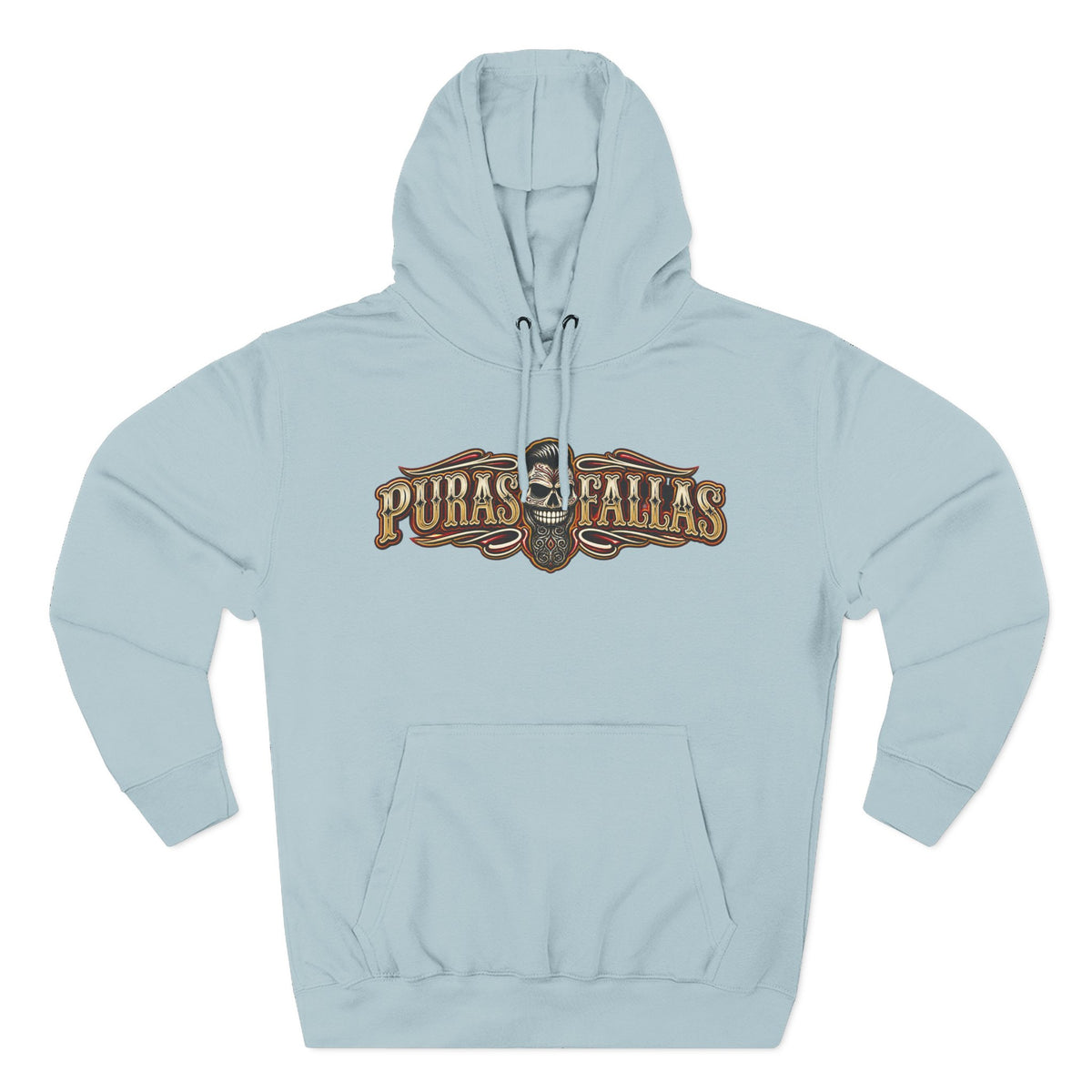 Three-Panel Fleece Hoodie