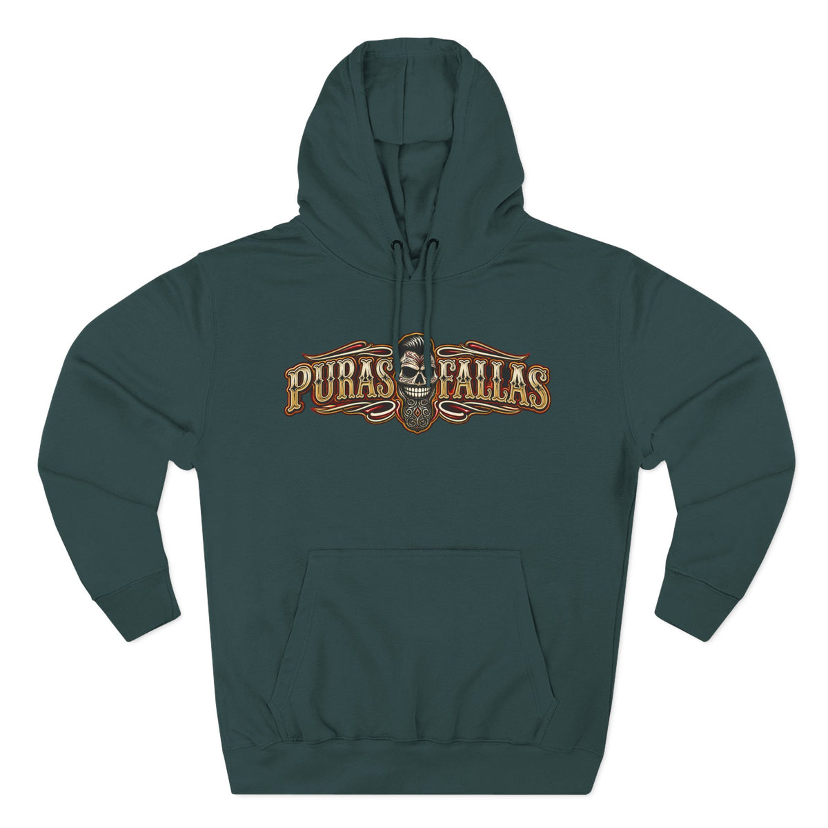 Three-Panel Fleece Hoodie