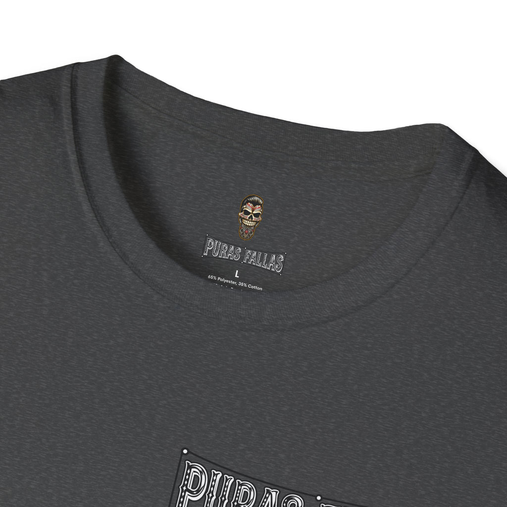 Puras Fallas Graphic T-Shirt — Vintage Lettering Tee