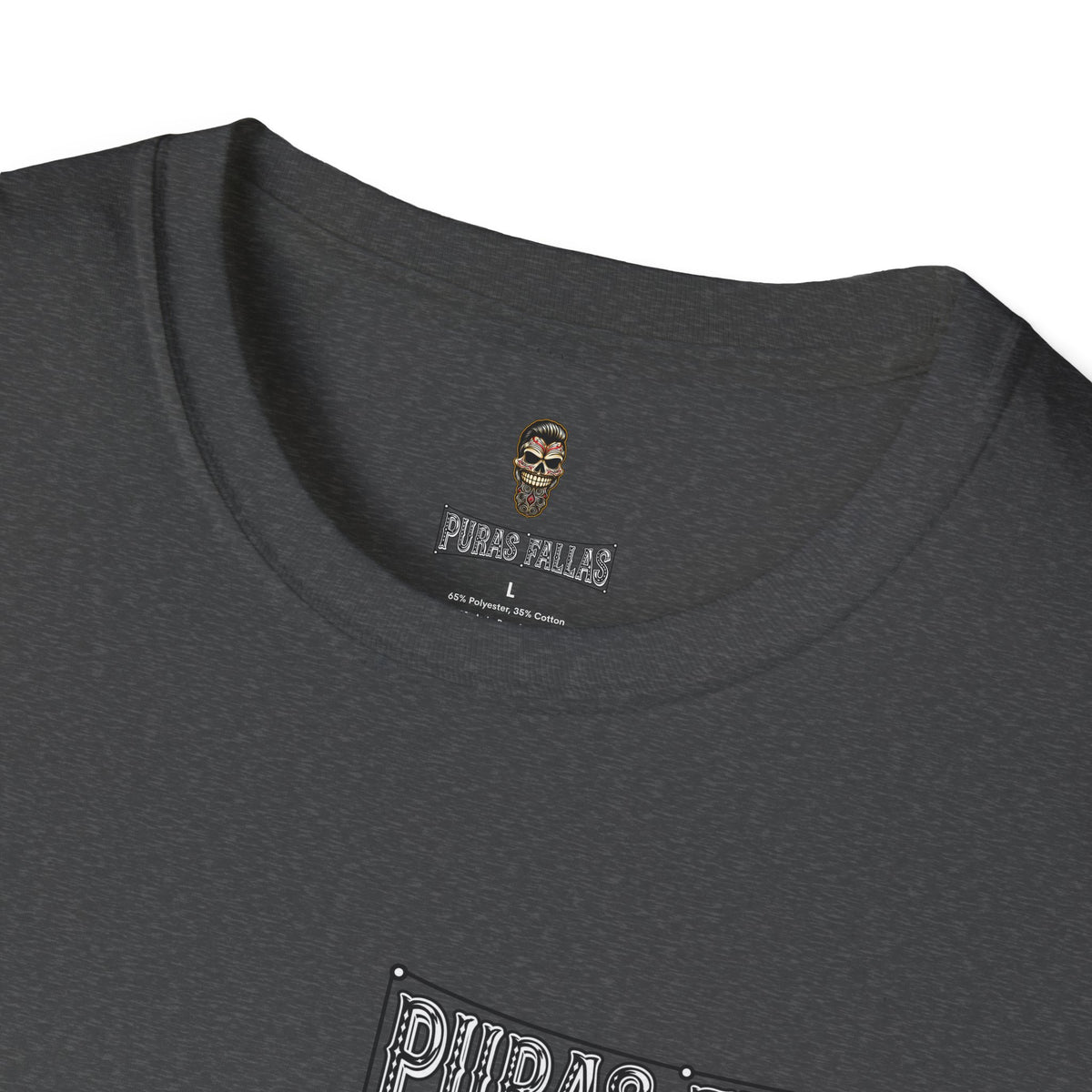 Puras Fallas Graphic T-Shirt — Vintage Lettering Tee