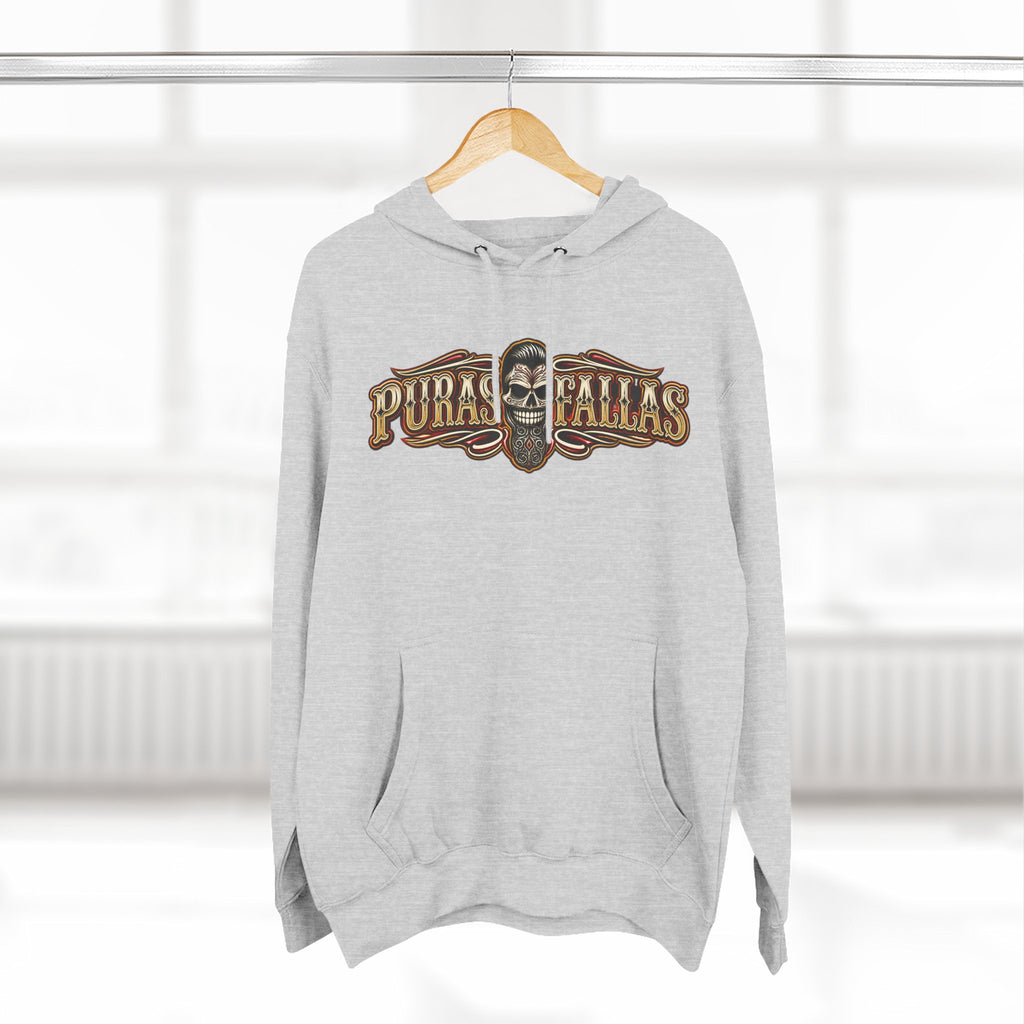 Three-Panel Fleece Hoodie