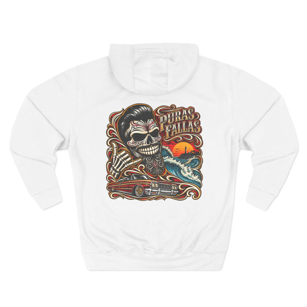 Three-Panel Fleece Hoodie