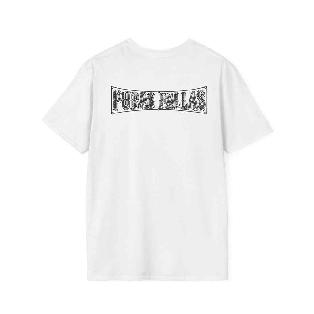 Puras Fallas Graphic T-Shirt — Vintage Lettering Tee