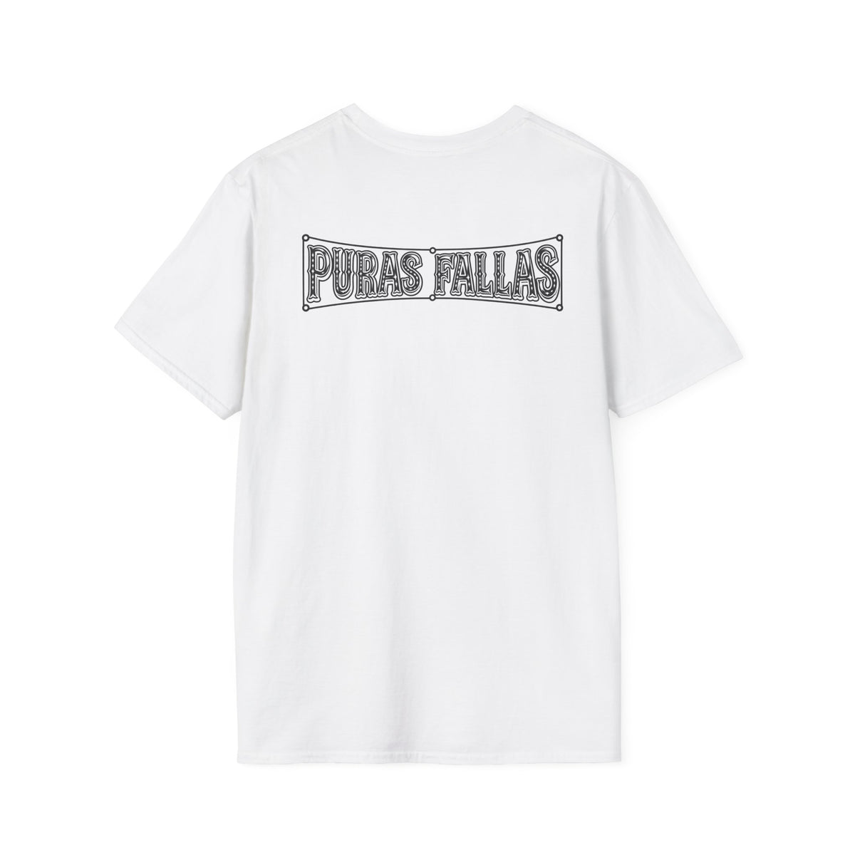 Puras Fallas Graphic T-Shirt — Vintage Lettering Tee