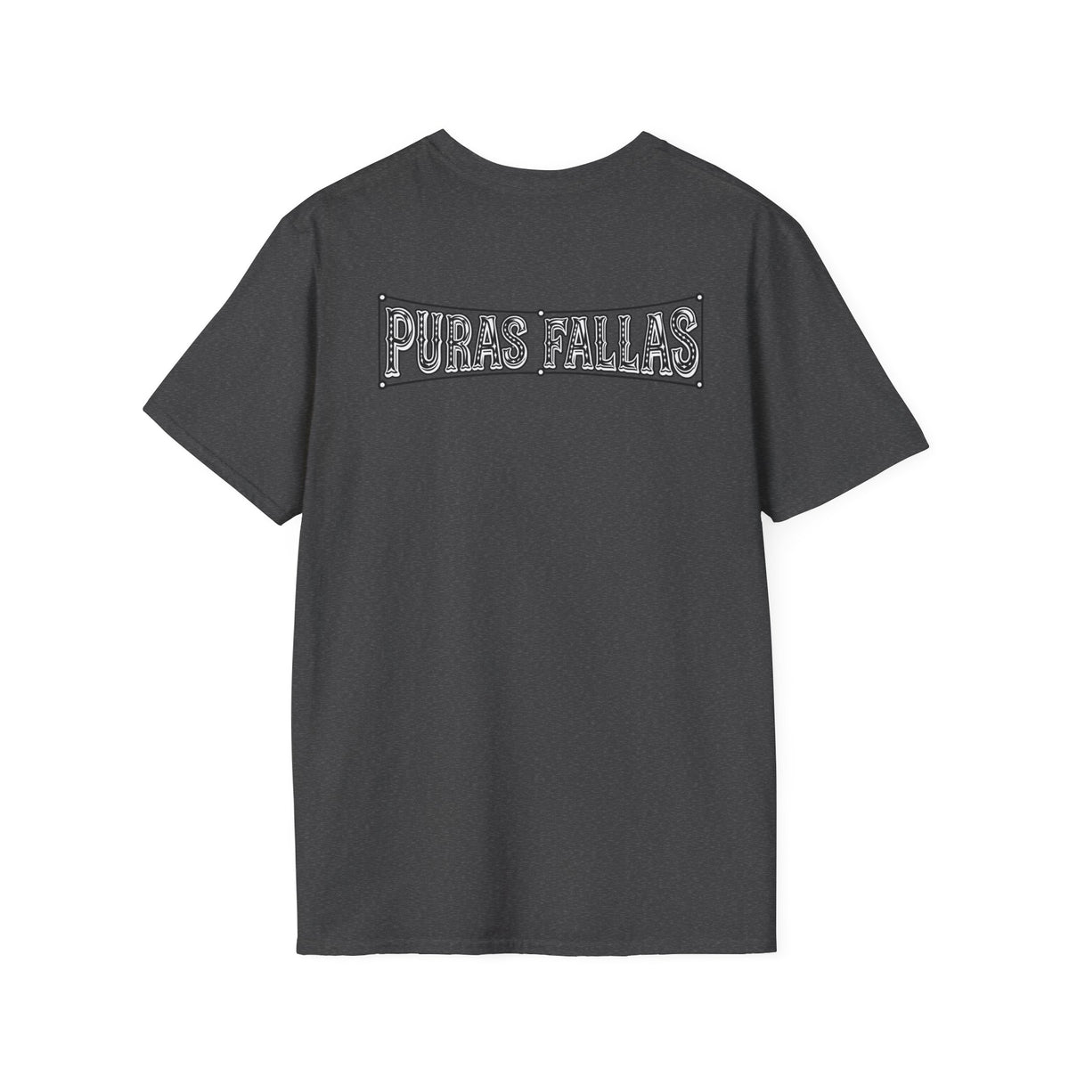 Puras Fallas Graphic T-Shirt — Vintage Lettering Tee