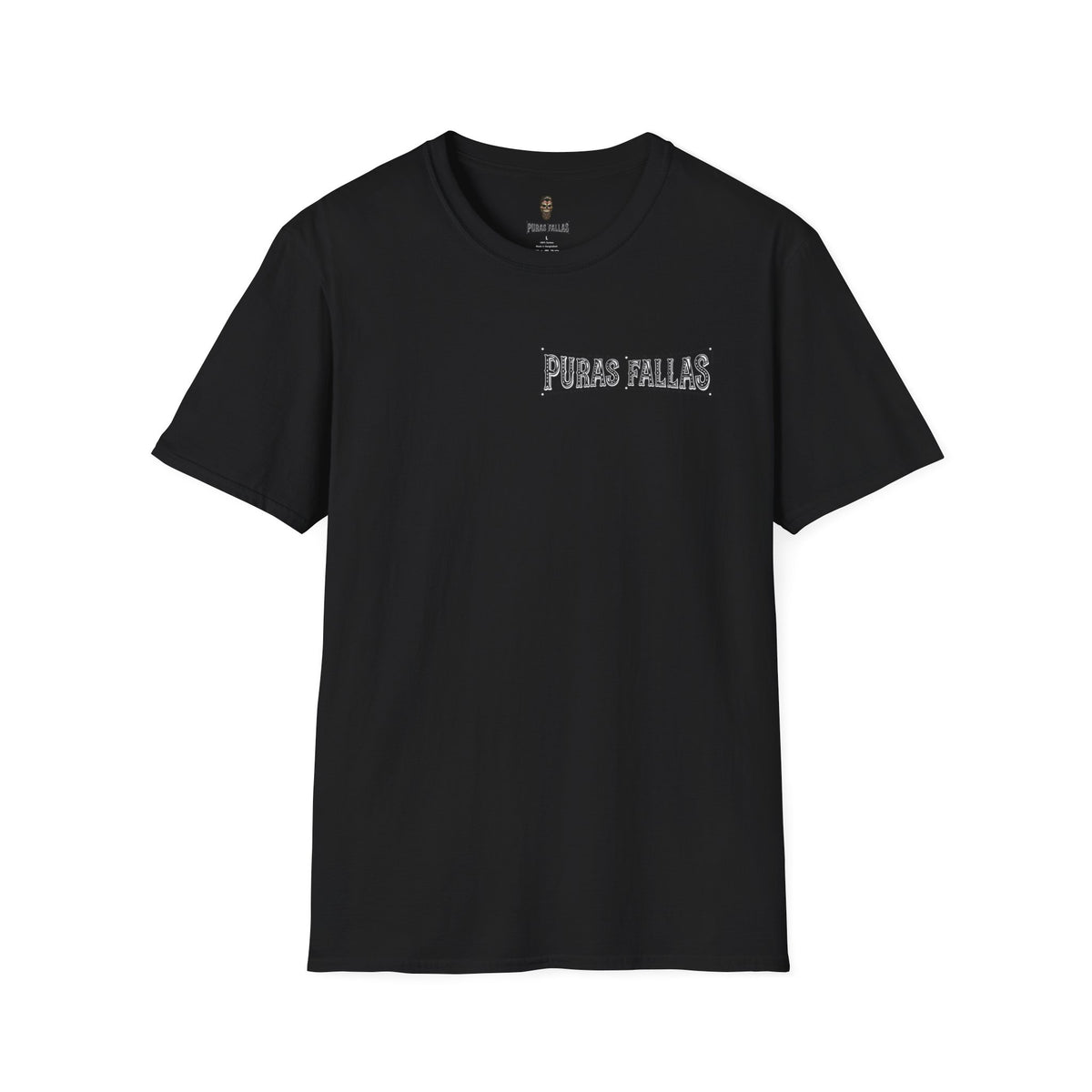 Puras Fallas Graphic T-Shirt — Vintage Lettering Tee