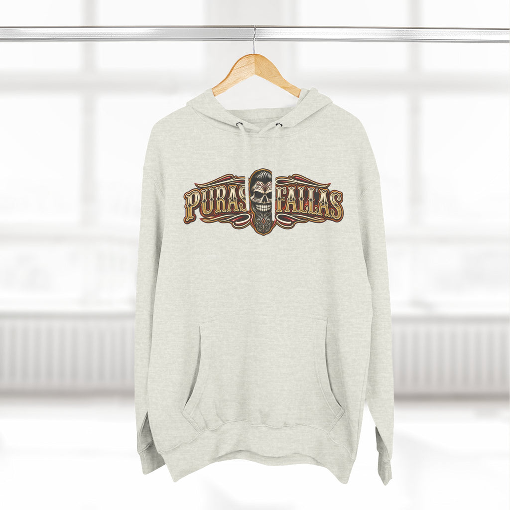 Three-Panel Fleece Hoodie