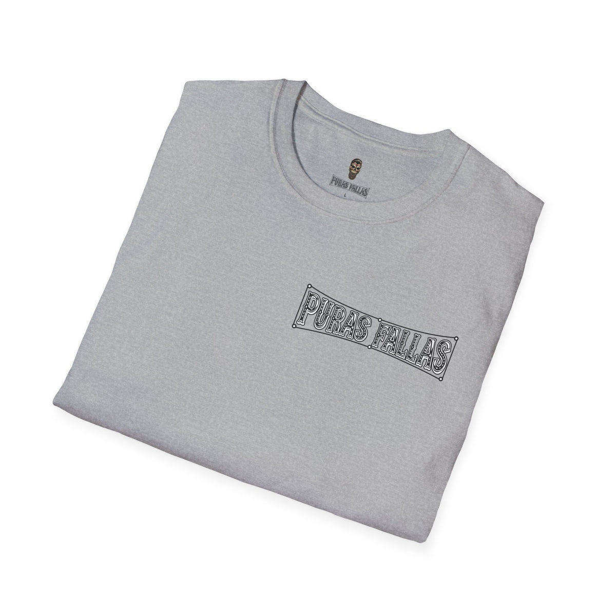 Puras Fallas Graphic T-Shirt — Vintage Lettering Tee