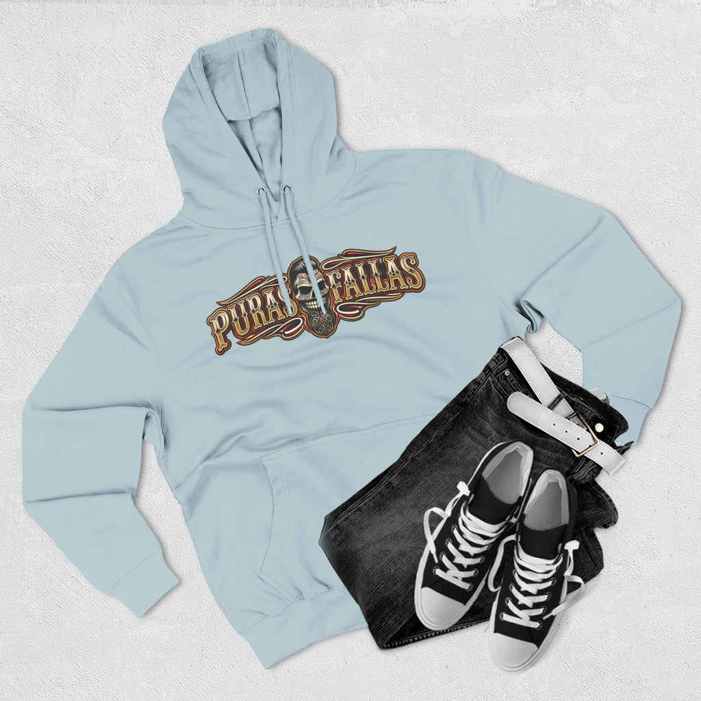 Three-Panel Fleece Hoodie