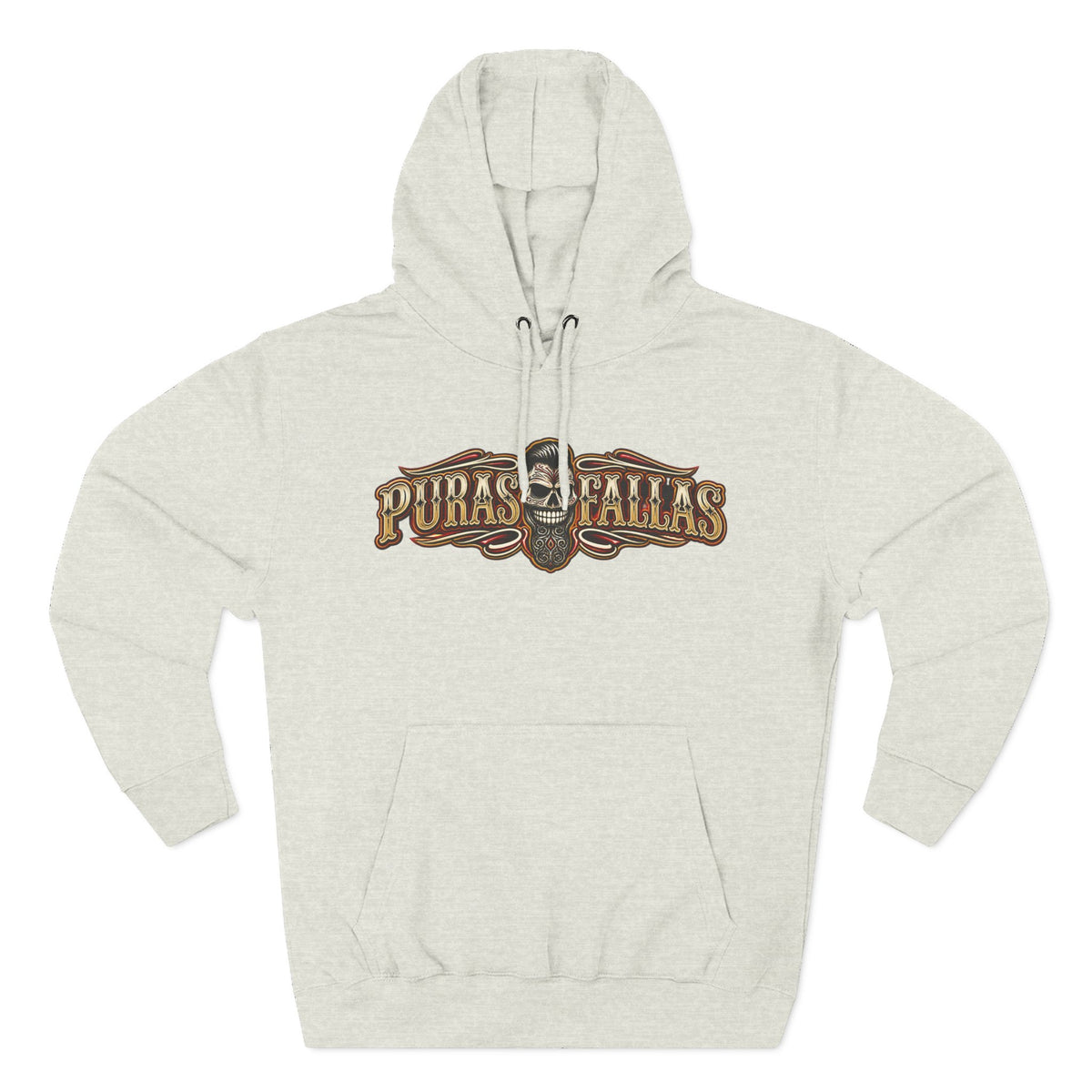 Three-Panel Fleece Hoodie