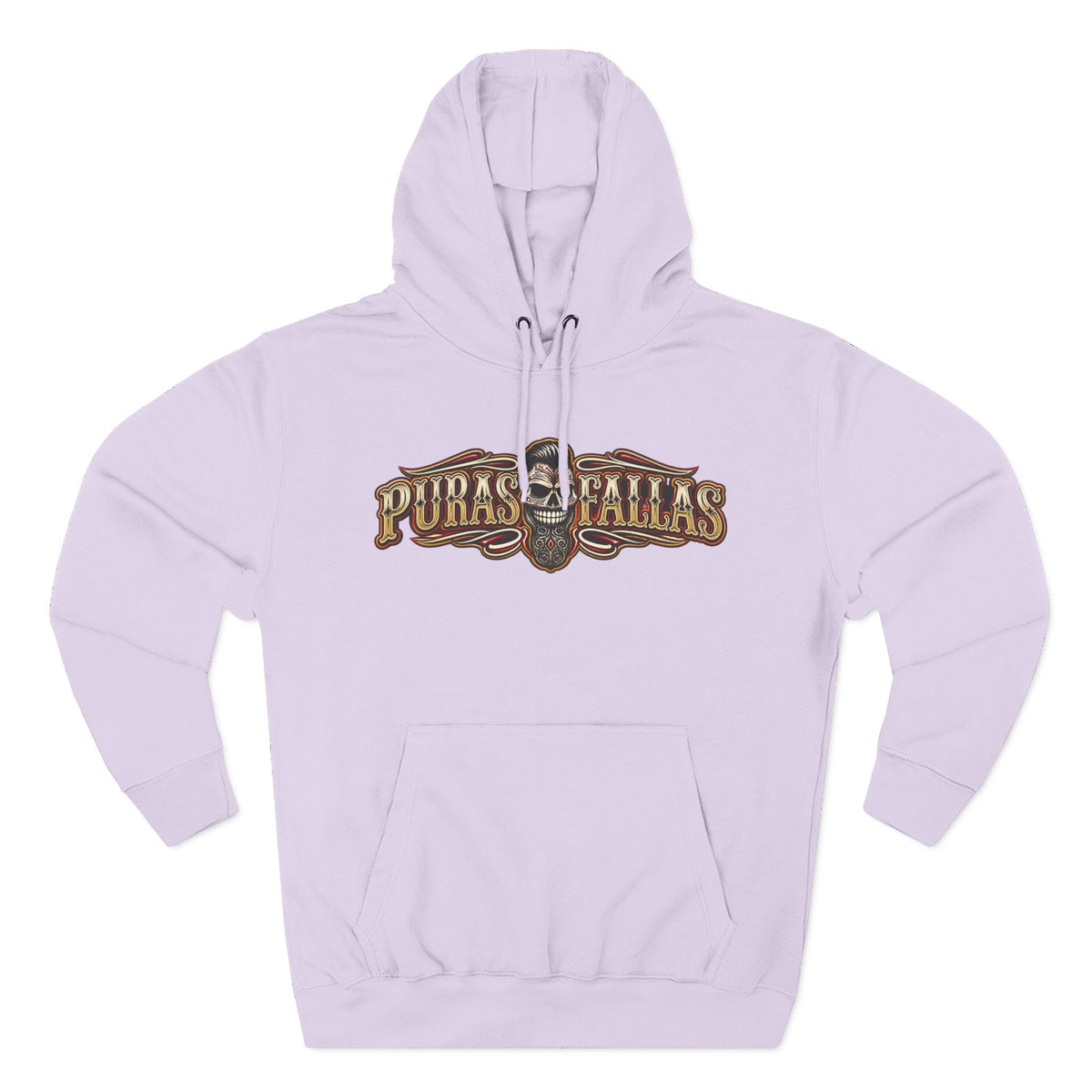 Three-Panel Fleece Hoodie