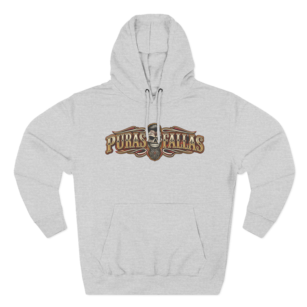 Three-Panel Fleece Hoodie