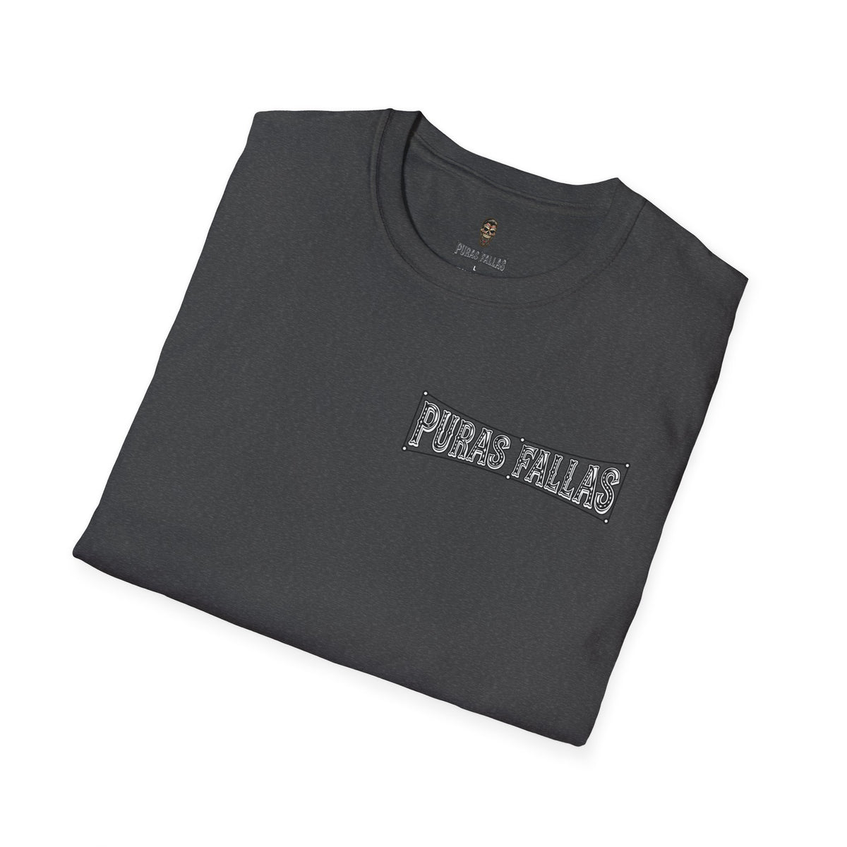Puras Fallas Graphic T-Shirt — Vintage Lettering Tee