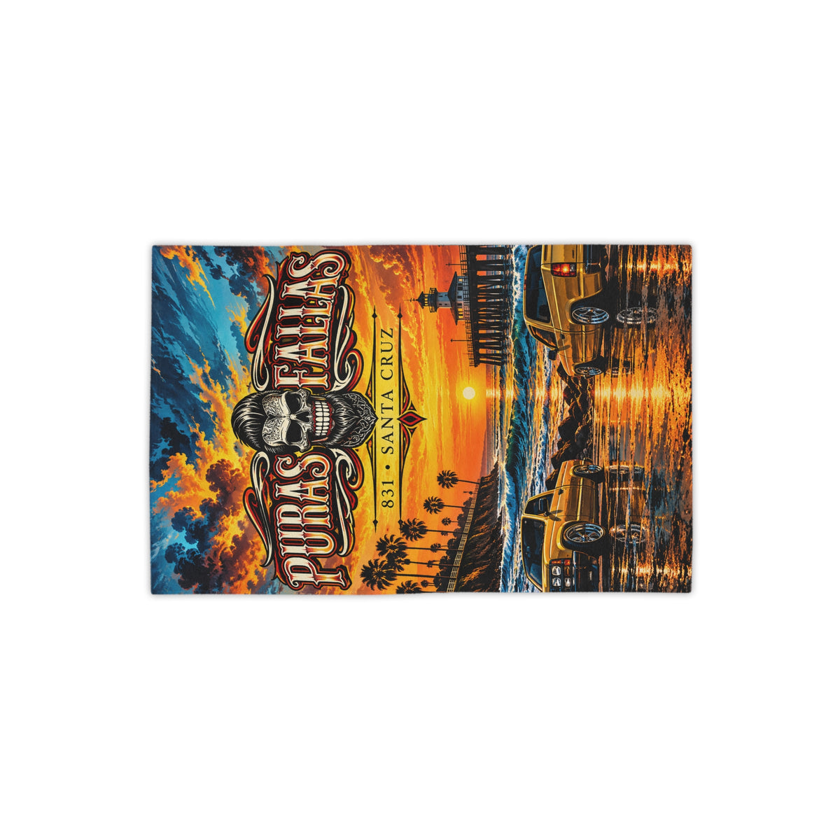 Puras Fallas Beach Towel