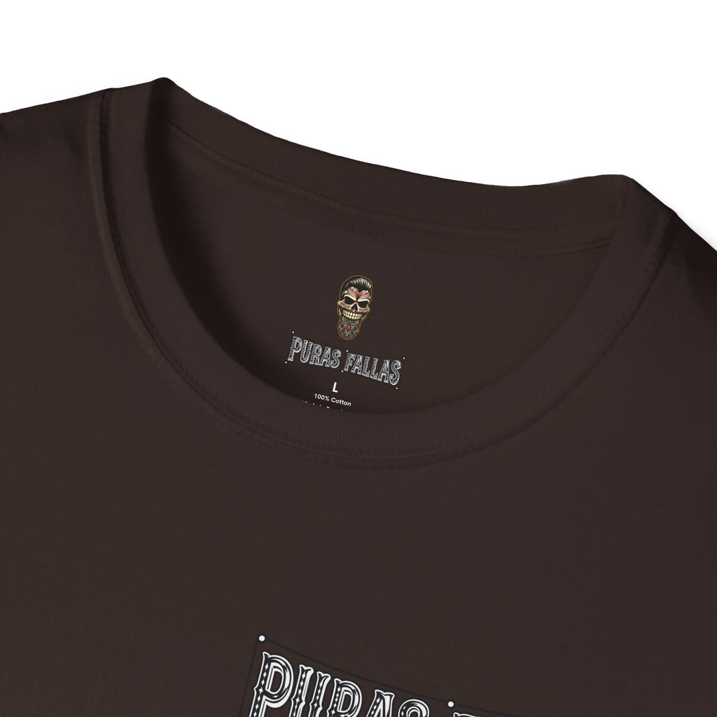 Puras Fallas Graphic T-Shirt — Vintage Lettering Tee