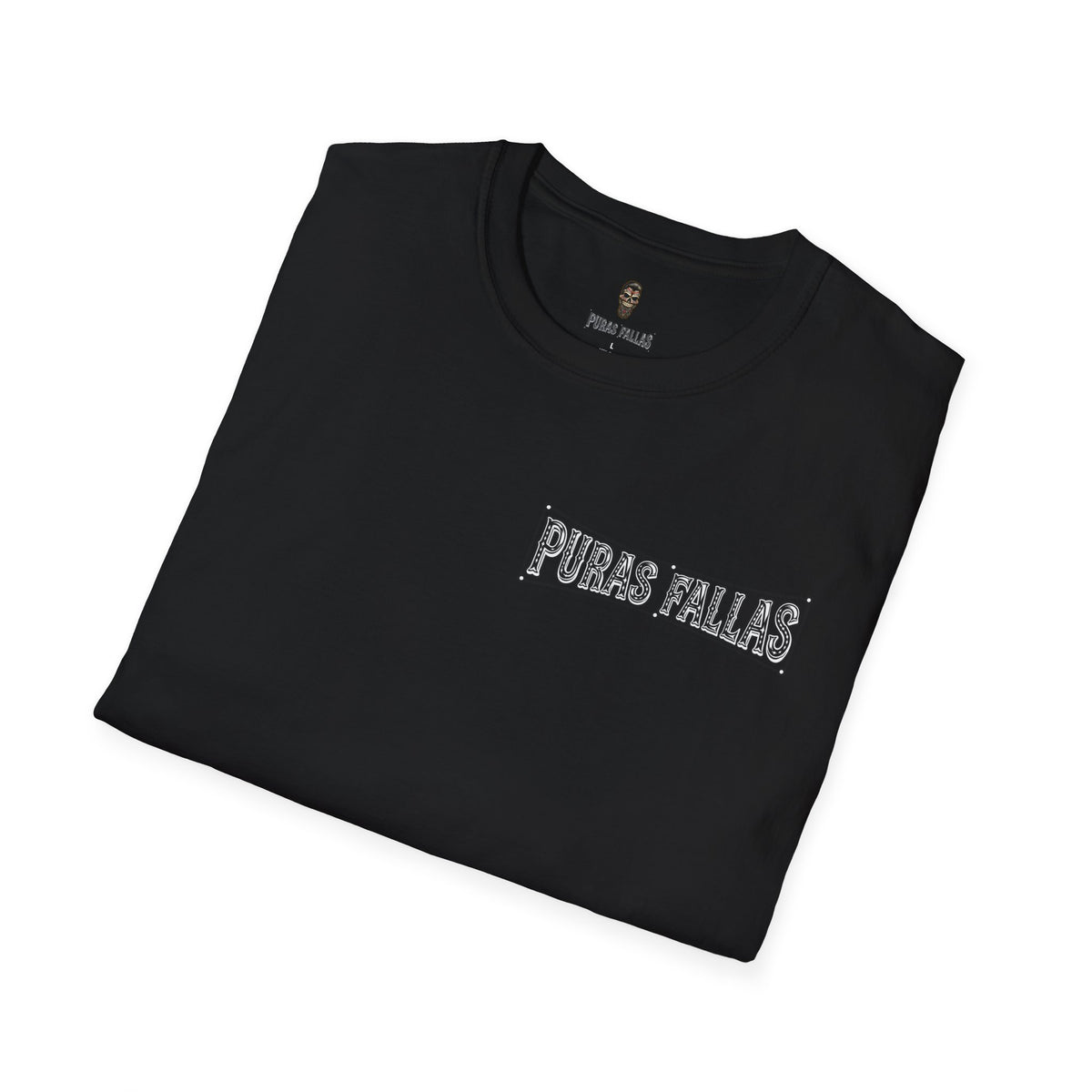 Puras Fallas Graphic T-Shirt — Vintage Lettering Tee