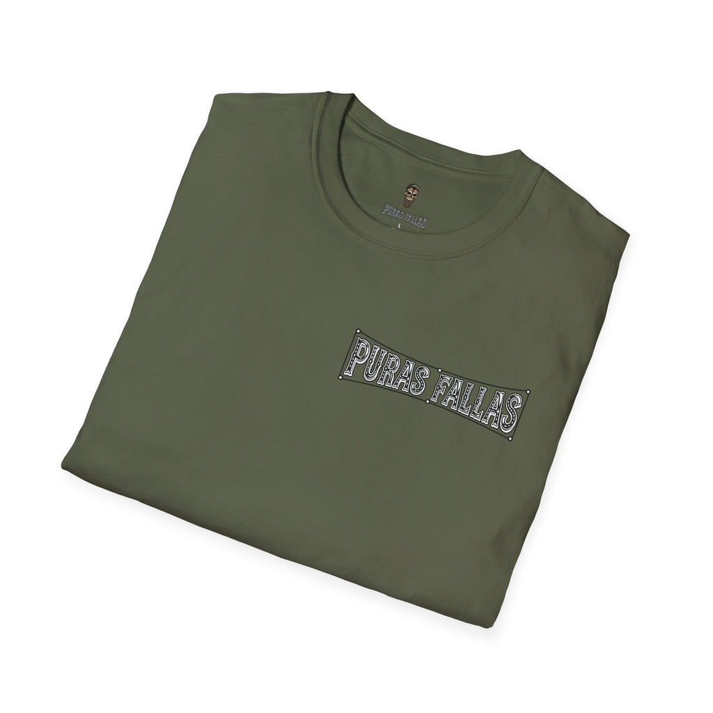 Puras Fallas Graphic T-Shirt — Vintage Lettering Tee