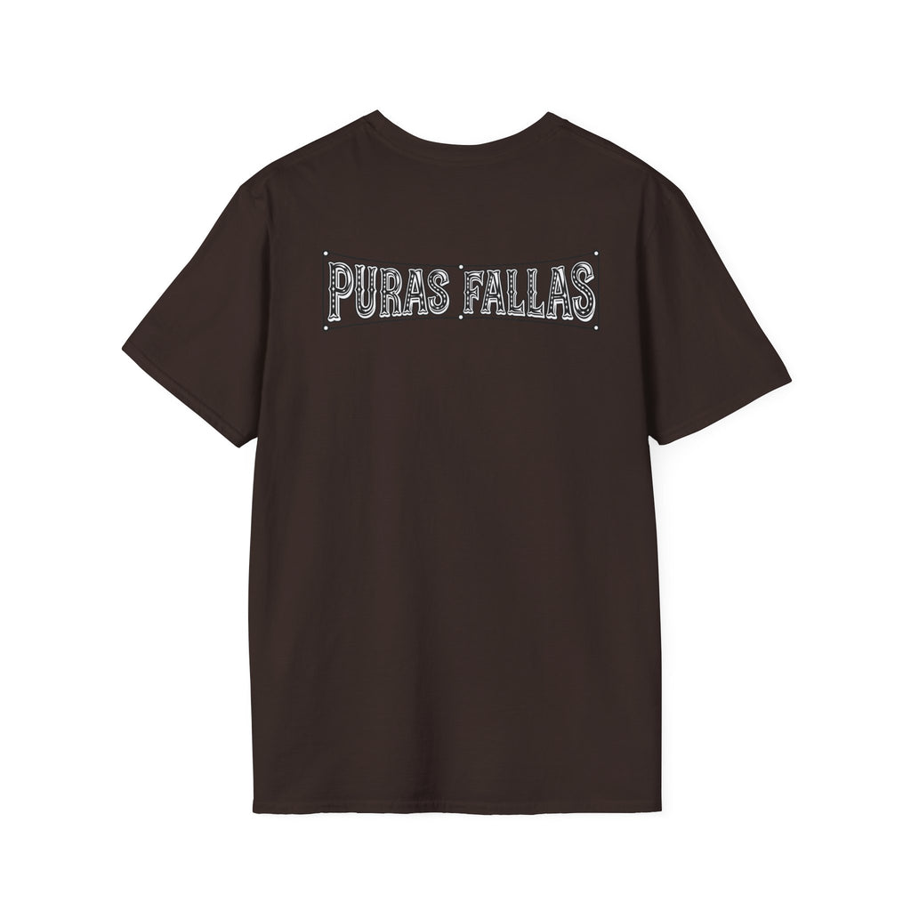 Puras Fallas Graphic T-Shirt — Vintage Lettering Tee