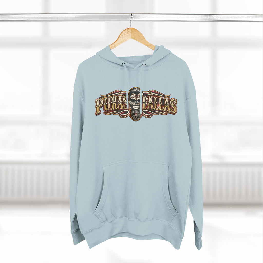 Three-Panel Fleece Hoodie