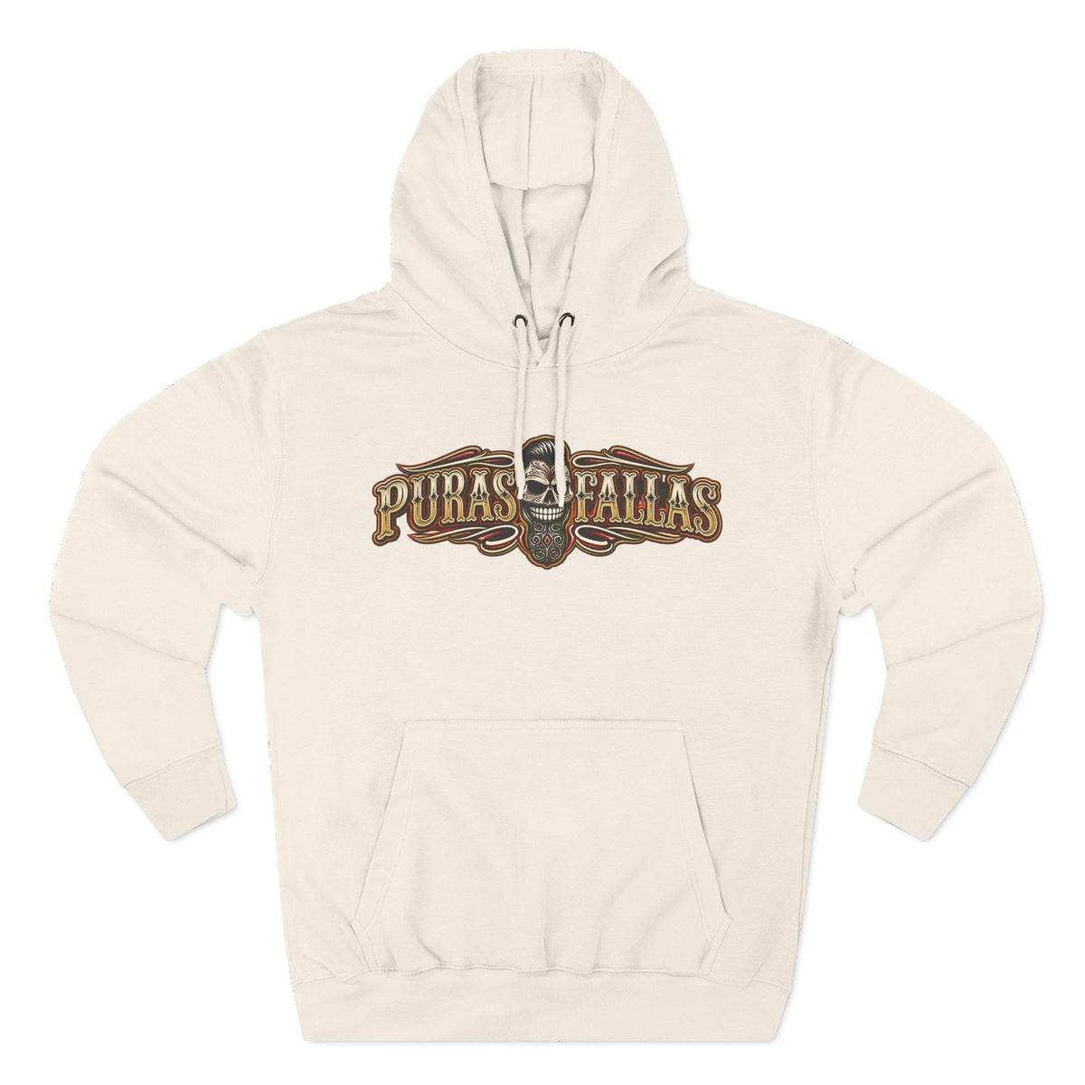 Three-Panel Fleece Hoodie