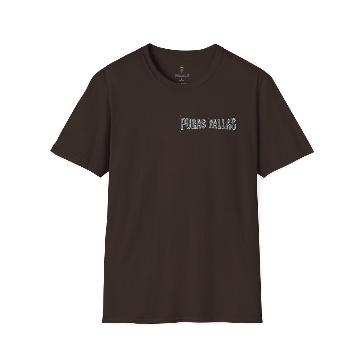 Puras Fallas Graphic T-Shirt — Vintage Lettering Tee