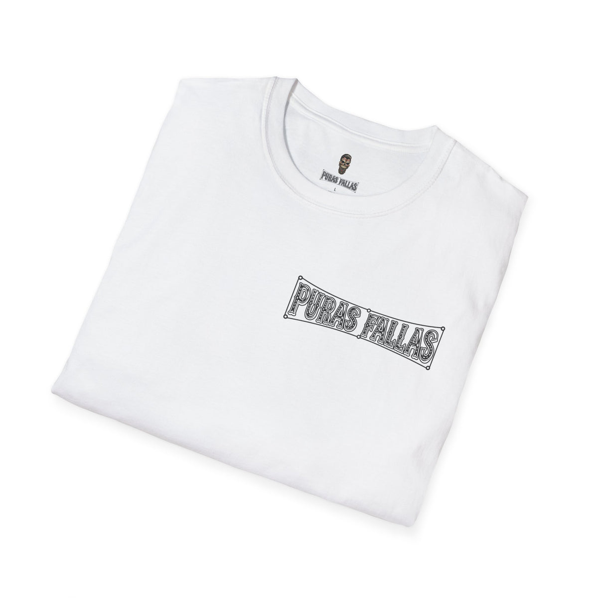Puras Fallas Graphic T-Shirt — Vintage Lettering Tee