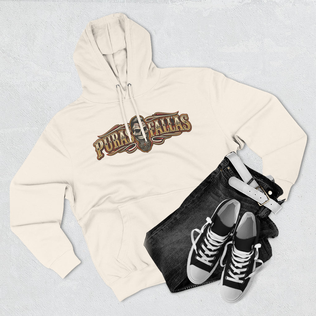 Three-Panel Fleece Hoodie