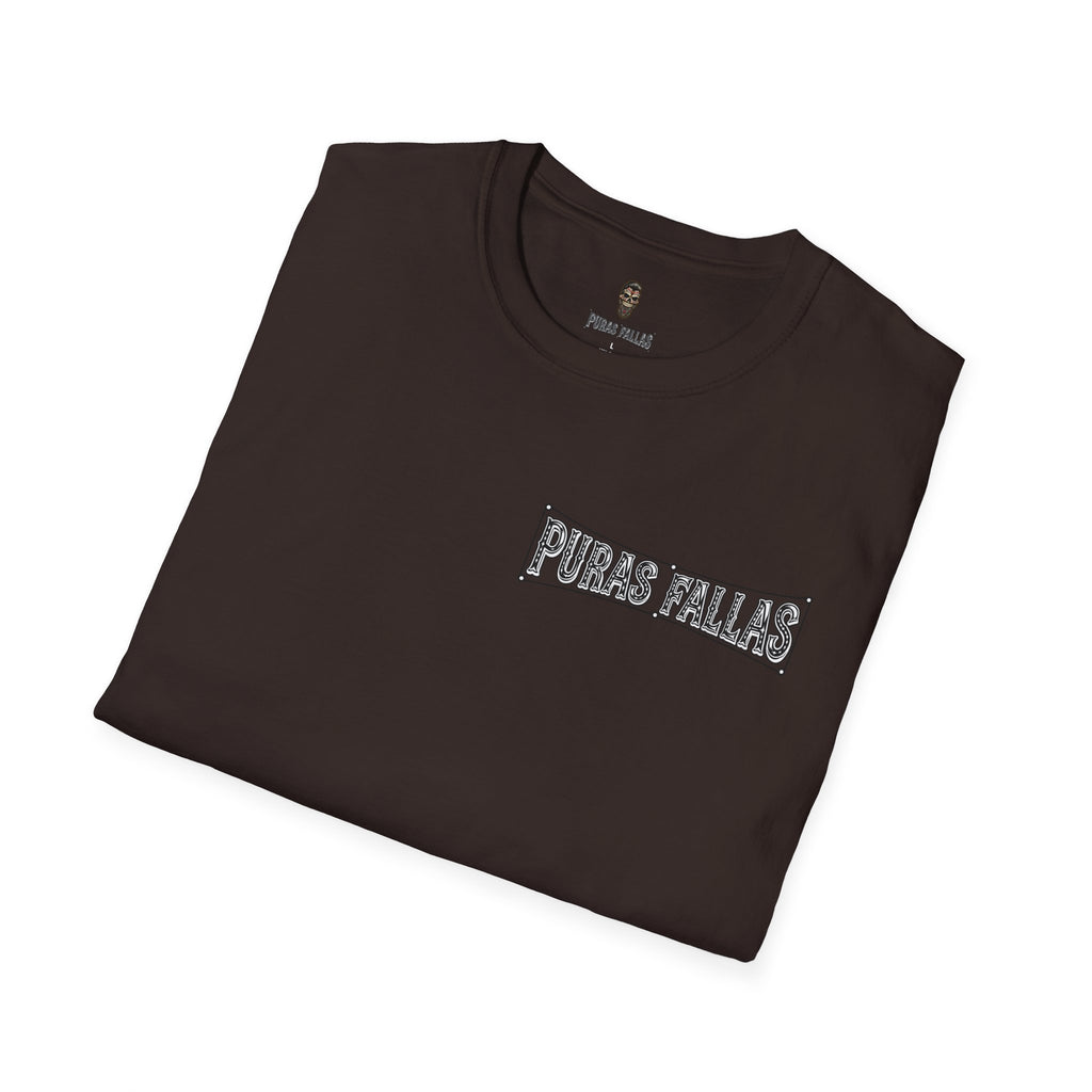 Puras Fallas Graphic T-Shirt — Vintage Lettering Tee
