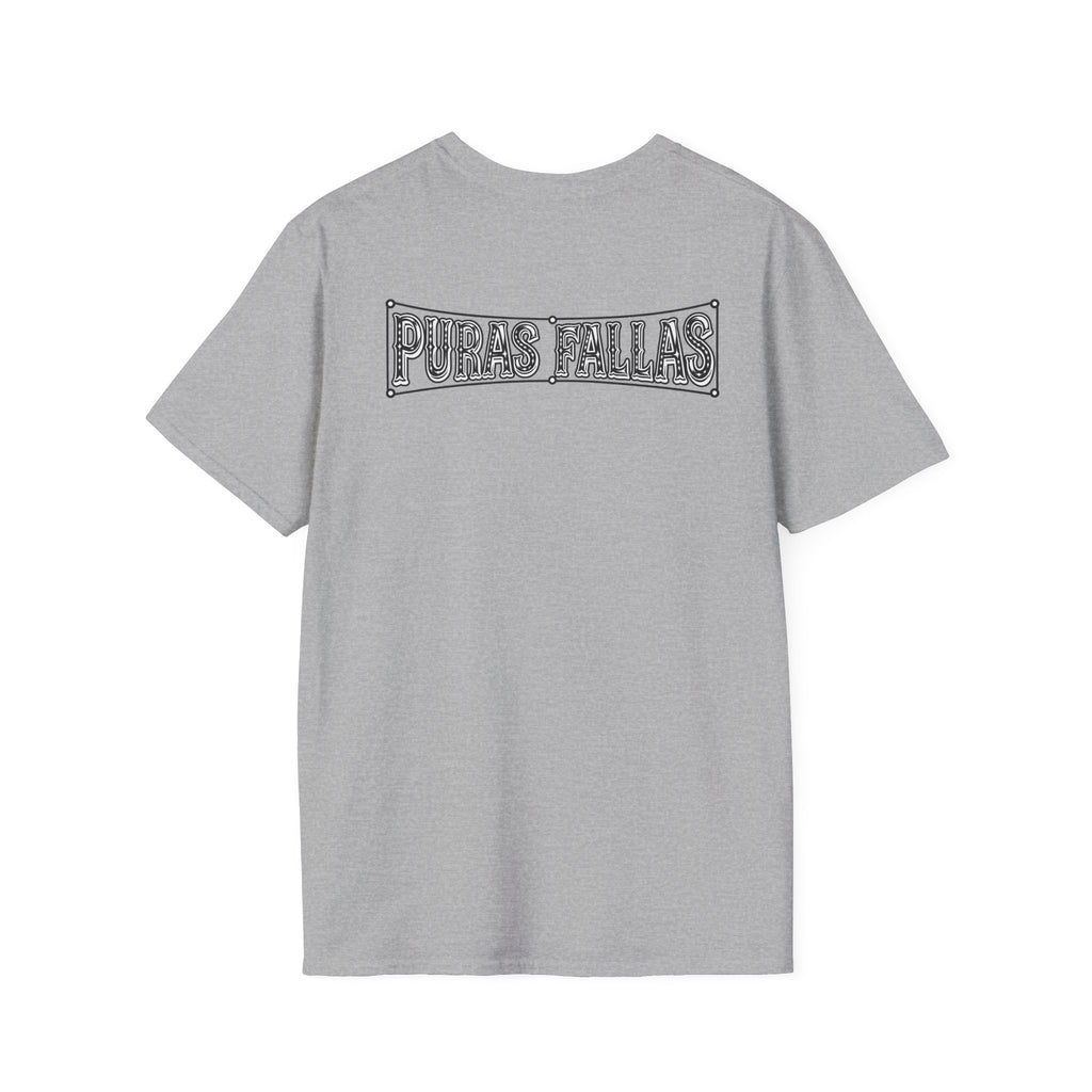 Puras Fallas Graphic T-Shirt — Vintage Lettering Tee